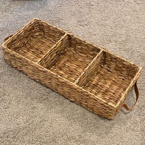 Woven Basket Organizer with Handles